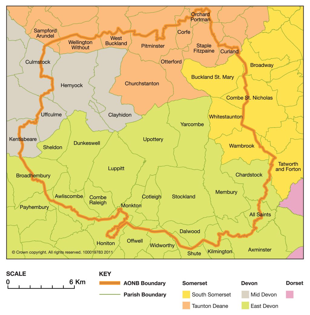 parish boundary map