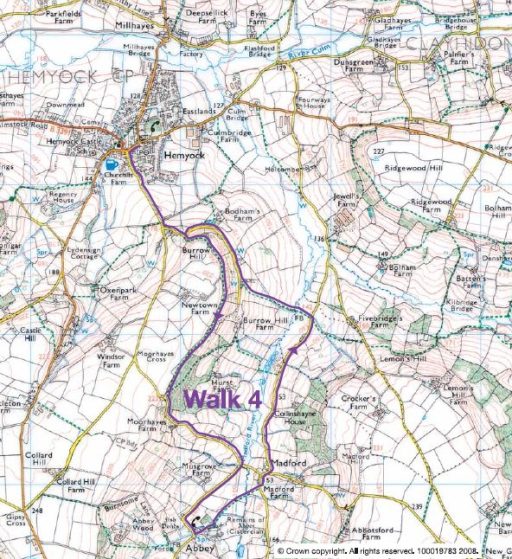 Hemyock map walk 4
