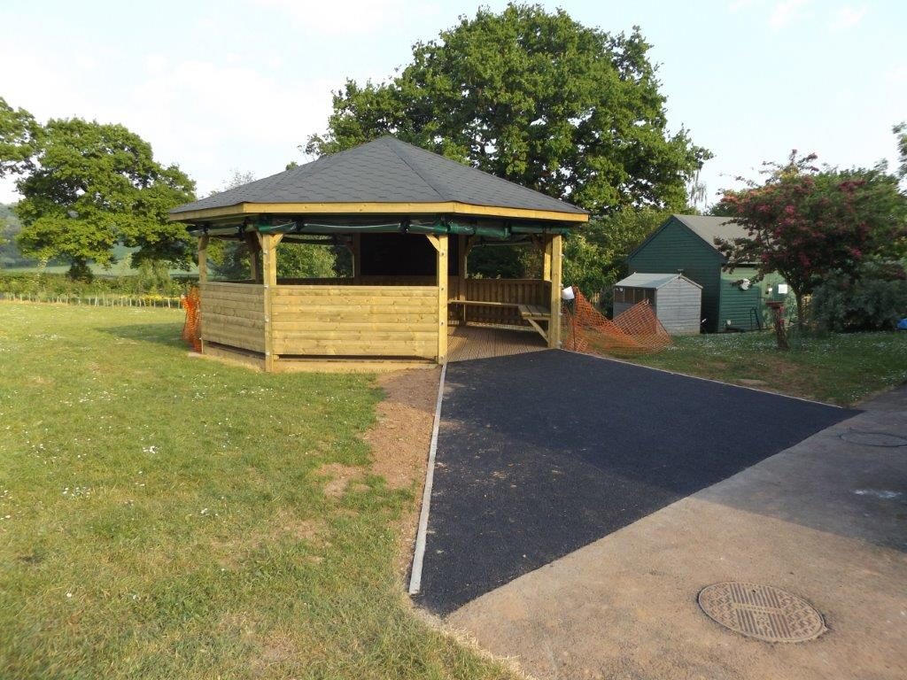 All-Weather Outdoor Learning Shelter at Upottery School