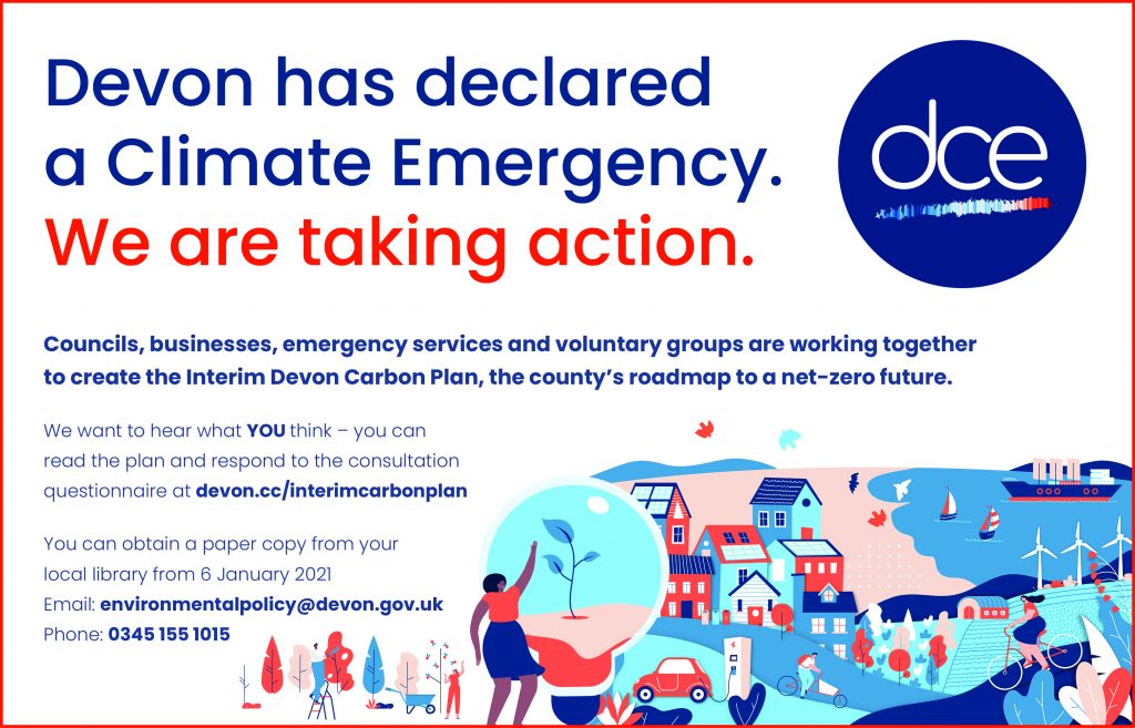 Devon has declared a Climate Emergency we are taking action