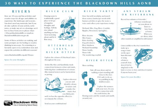 Rivers activity sheet